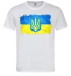 Чоловіча футболка Прапор України з подряпинами Білий Чоловіча футболка Прапор України з подряпинами Білий фото