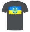 Чоловіча футболка Прапор України з подряпинами Графіт Чоловіча футболка Прапор України з подряпинами Графіт фото