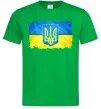 Чоловіча футболка Прапор України з подряпинами Зелений Чоловіча футболка Прапор України з подряпинами Зелений фото
