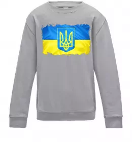 Детский Свитшот Ukraine home Лаймовый фото