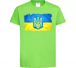 Детская футболка Україна карта Черный фото Детская футболка Україна карта Черный фото