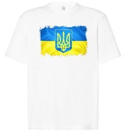 Футболка Оверсайз Прапор України з подряпинами