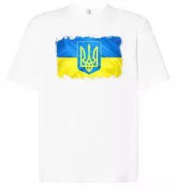 Футболка Оверсайз Україна карта Черный фото