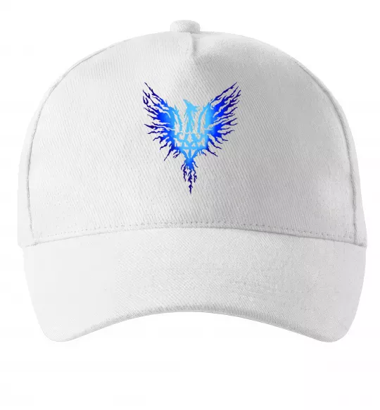 Кепка Герб птах блакитний Білий фото