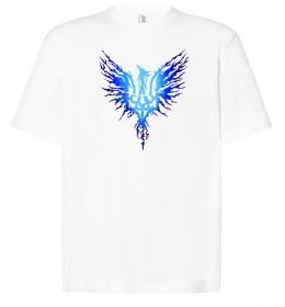 Футболка Оверсайз Герб птах блакитний Футболка Оверсайз Герб птах блакитний