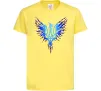 Детская футболка Герб птах блакитний Лимонный Детская футболка Герб птах блакитний Лимонный фото