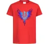 Детская футболка Герб птах блакитний Красный Детская футболка Герб птах блакитний Красный фото