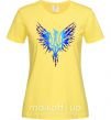Женская футболка Герб птах блакитний Лимонный фото