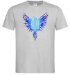 Чоловіча футболка Герб птах блакитний Сірий фото