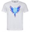 Мужская футболка Герб птах блакитний Белый фото