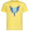 Чоловіча футболка Герб птах блакитний Лимонний фото