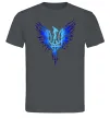 Чоловіча футболка Герб птах блакитний Графіт фото