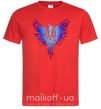 Мужская футболка Герб птах блакитний Красный фото