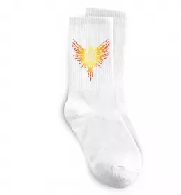 Носки Герб птах жовтий Белый фото