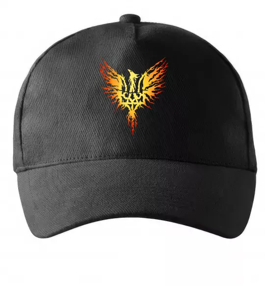 Кепка Герб птах жовтий Черный фото