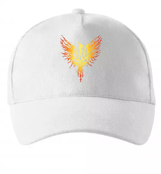 Кепка Герб птах жовтий Белый фото
