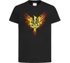Детская футболка Герб птах жовтий Черный фото