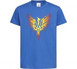 Детская футболка Герб птах жовтий