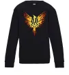 Детский Свитшот Герб птах жовтий Черный фото