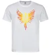 Чоловіча футболка Герб птах жовтий Білий фото