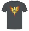 Чоловіча футболка Герб птах жовтий Графіт фото