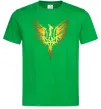 Чоловіча футболка Герб птах жовтий Зелений фото