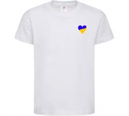 Дитяча футболка Сердечко прапор ВИШИВКА