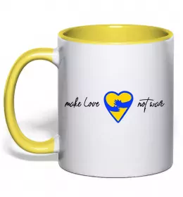 Чашка с цветной ручкой