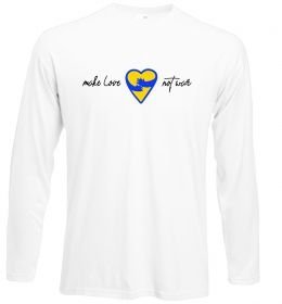 Лонгслив Make love not war серце обіймів