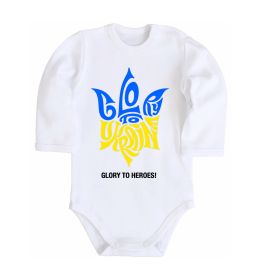 Детский боди Glory to Ukraine glory to heroes