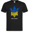 Чоловіча футболка Glory to Ukraine glory to heroes Чорний Чоловіча футболка Glory to Ukraine glory to heroes Чорний фото