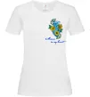Жіноча футболка Ukraine in my heart Білий Жіноча футболка Ukraine in my heart Білий фото