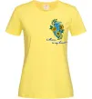 Жіноча футболка Ukraine in my heart Лимонний Жіноча футболка Ukraine in my heart Лимонний фото