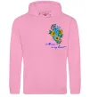 Жіноча толстовка (худі) Ukraine in my heart Рожевий фото