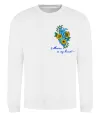 Свитшот Ukraine in my heart Белый фото