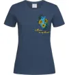 Жіноча футболка Ukraine in my heart Темно-синій Жіноча футболка Ukraine in my heart Темно-синій фото