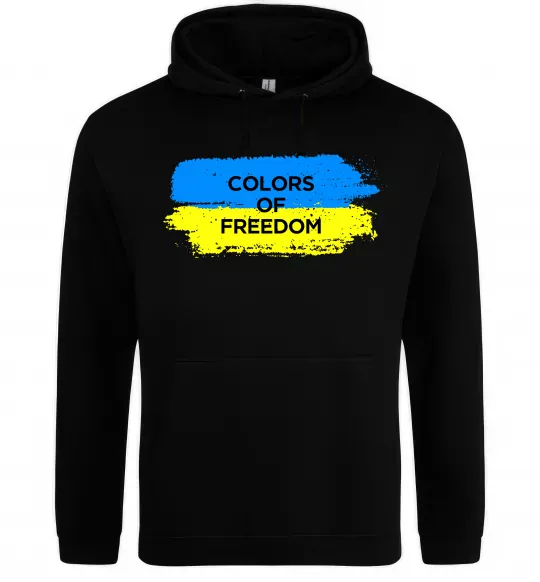 Женская толстовка (худи) Colors of freedom Черный фото