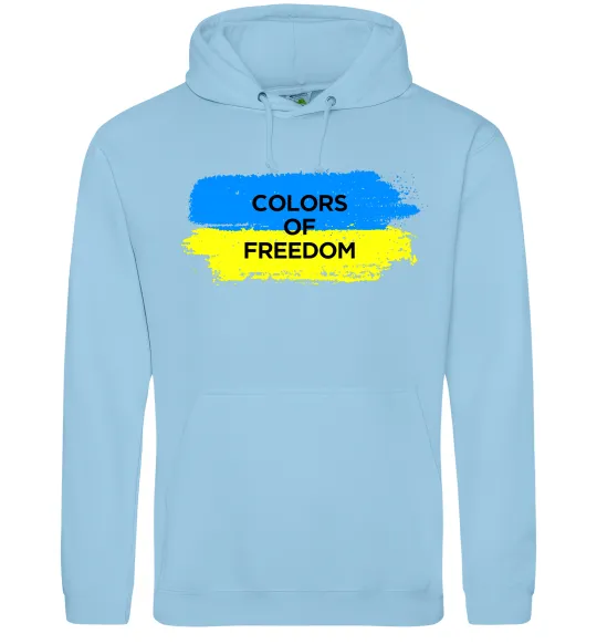 Жіноча толстовка (худі) Colors of freedom Блакитний фото