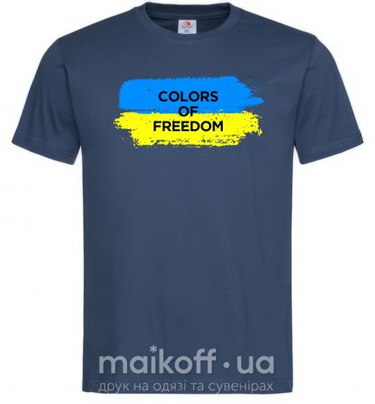 Чоловіча футболка Colors of freedom Темно-синій фото