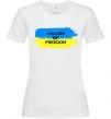 Жіноча футболка Colors of freedom Білий фото