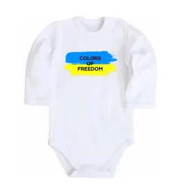 Детский боди Colors of freedom Белый фото