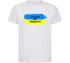Дитяча футболка Colors of freedom Білий фото