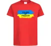 Дитяча футболка Colors of freedom Червоний фото