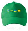 Кепка Ukraine pixel elements Зелений фото