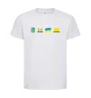 Дитяча футболка Ukraine pixel elements Білий фото
