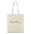 Эко-сумка Ukraine pixel elements Бежевый фото