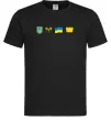 Чоловіча футболка Ukraine pixel elements Чорний фото