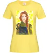 Жіноча футболка Save UA Захисниця Лимонний фото