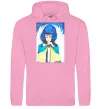Жіноча толстовка (худі) Дівчина ангел України Рожевий фото