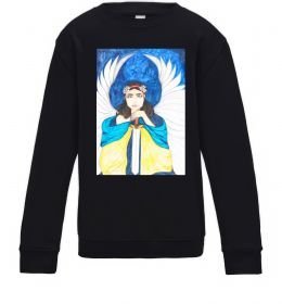 Дитячий світшот Дівчина ангел України